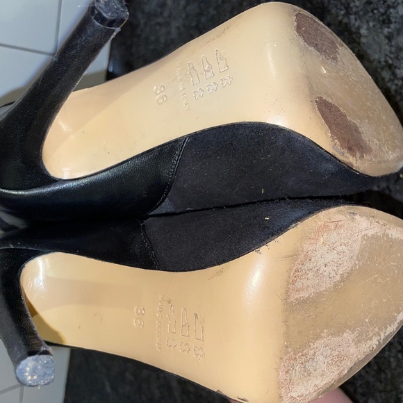 Ovyé women’s size 36 Black Bootie Slip on Stiletto Heels Sexy - Picture 9 of 9